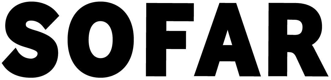 Design SOFARのブラックロゴ